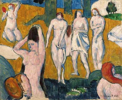 Emile Bernard Baigneuses china oil painting image